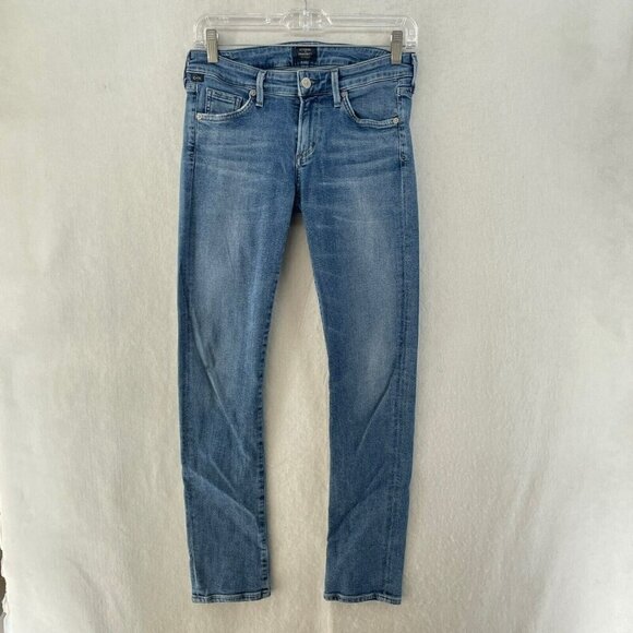 Citizens Of Humanity Denim - Citizens of Humanity Jeans Women's 27 Blue Medium Wash Racer Low Rise Skinny USA